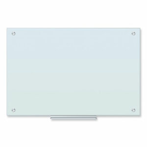 Glass Dry Erase Board, 36" x 24" (Actual Size: 35" x 23"), White Surface