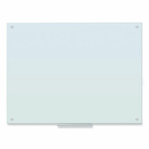 Glass Dry Erase Board, 48" x 36" (Actual Size: 47" x 35"), White Surface
