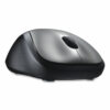 M310 Wireless Mouse, 2.4 GHz Frequency/30 ft Wireless Range, Left/Right Hand Use, Silver/Black - Image 3
