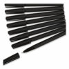Catalina Soft Touch Porous Point Pen, Stick, Fine 0.7 mm, Black Ink, Black Barrel, Dozen - Image 5
