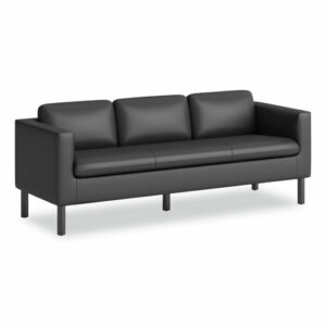 Parkwyn Series Sofa, 77" x 26.75" x 29", Black