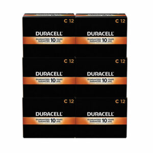 CopperTop Alkaline C Batteries, 72/Carton