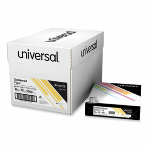 Deluxe Colored Paper, 20 lb Bond Weight, 8.5 x 11, Goldenrod, 500 Sheets/Ream, 10 Reams/Carton