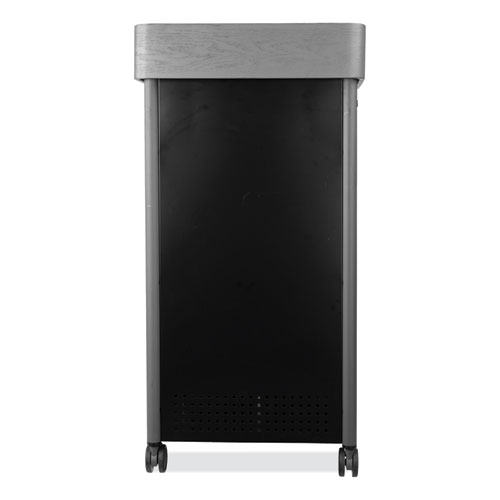 Greystone Lectern, 23.5 x 19.25 x 45.5, Charcoal Gray - Image 2