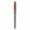 V Razor Point Liquid Ink Porous Point Pen, Stick, Extra-Fine 0.5 mm, Red Ink, Gray/Translucent Red Barrel, Dozen - Image 2