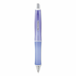 Dr. Grip Frosted Advanced Ink Ballpoint Pen, Retractable, Medium 1 mm, Black Ink, Purple Barrel