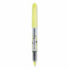 Spotliter Supreme Highlighter, Fluorescent Yellow Ink, Chisel Tip, Yellow/White Barrel, Dozen