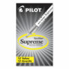 Spotliter Supreme Highlighter, Fluorescent Yellow Ink, Chisel Tip, Yellow/White Barrel, Dozen - Image 2