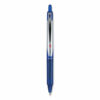 VBall RT Liquid Ink Rollerball Pen, Retractable, Fine 0.7 mm, Blue Ink, Blue/White Barrel