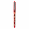 VBall Liquid Ink Rollerball Pen, Stick, Extra-Fine 0.5 mm, Red Ink, Red/Clear Barrel, Dozen - Image 3