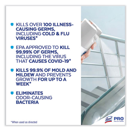 Disinfectant Spray, Early Morning Breeze, 12.5 oz Aerosol Spray, 12/Carton - Image 6