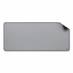 Studio Series Polyester Desk Mat, 27.5 x 11.8, Mid Gray