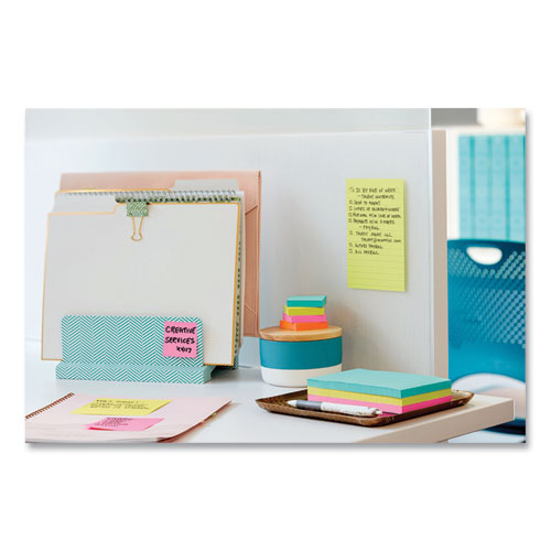 Pads in Supernova Neon Collection Colors, Note Ruled, Cabinet Pack, 4" x 6", 45 Sheets/Pad, 24 Pads/Pack - Image 9