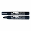 StrideMark Tank Permanent Marker, Broad Chisel Tip, Black, 12/Pack - Image 2