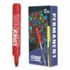 StrideMark Permanent Marker, Fine Bullet Tip, Red, 12/Pack - Image 2