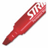 StrideMark Permanent Marker, Fine Bullet Tip, Red, 12/Pack - Image 4