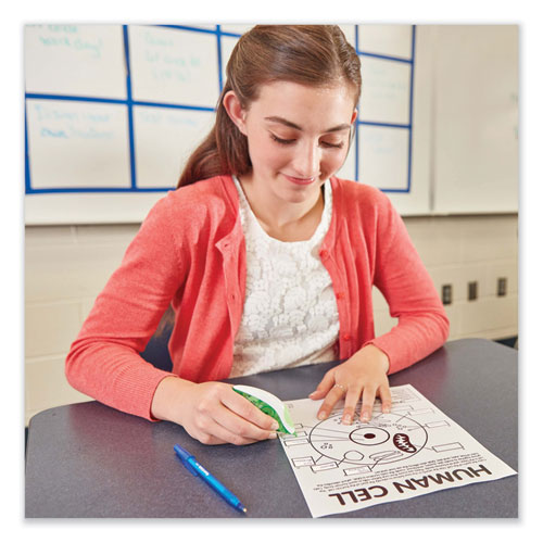 DryLine Grip Correction Tape, Non-Refillable, Gray/Green Applicator, 0.2" x 335" - Image 5