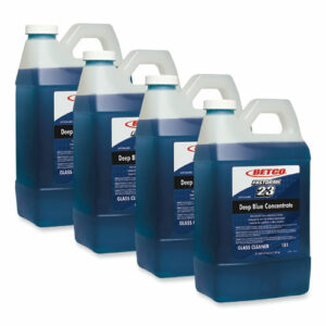 Deep Blue Glass and Surface Cleaner, 2 L Bottle, 4/Carton