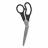 Value Line Stainless Steel Shears Value Pack, 8" Long, 3.5" Cut Length, Crane-Style Black Handle, 3/Pack - Image 2