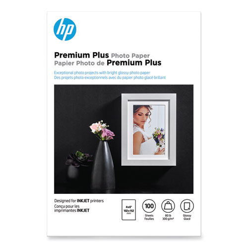 Premium Plus Photo Paper, 11.5 mil, 4 x 6, Glossy White, 100/Pack - Image 3