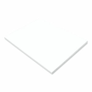 SunWorks Construction Paper, 50 lb Text Weight, 18 x 24, Bright White, 50/Pack