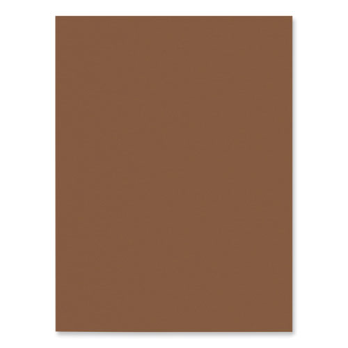 SunWorks Construction Paper, 58 lb Text Weight, 9 x 12, Brown, 50/Pack - Image 2