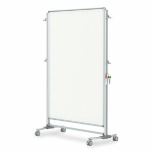 Nexus Partition Whiteboard, 36" x 48", White Surface, Satin Aluminum Frame