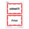 Printable Adhesive Name Badges, 3.38 x 2.33, Red Border, 100/Pack - Image 7