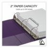 Durable D-Ring View Binders, 3 Rings, 2" Capacity, 11 x 8.5, Blueberry/Blue Coconut/Dragonfruit/Purple, 4/Pack - Image 5