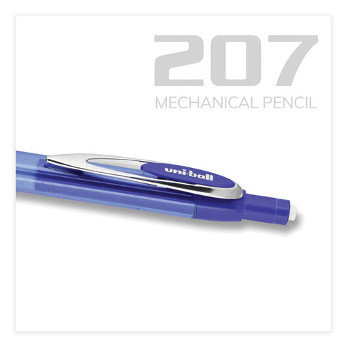 207 Mechanical Pencil, 0.7 mm, HB (#2), Black Lead, Blue Barrel, Dozen - Image 7