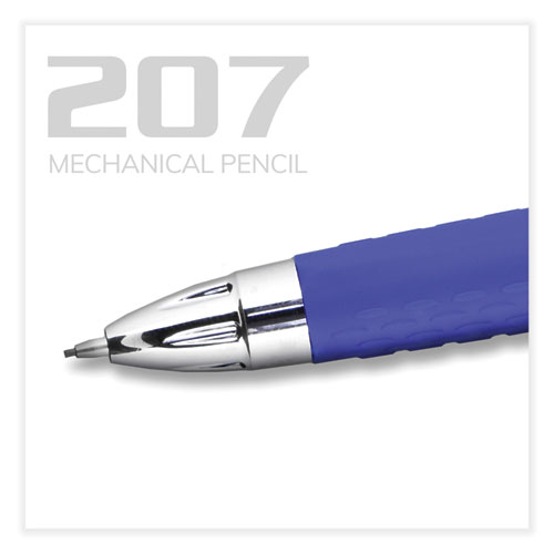 207 Mechanical Pencil, 0.7 mm, HB (#2), Black Lead, Blue Barrel, Dozen - Image 8