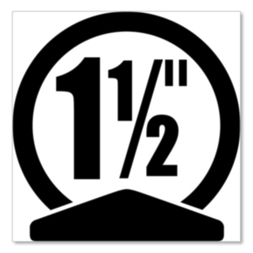 Flexi-View Binder with Round Rings, 3 Rings, 1.5" Capacity, 11 x 8.5, Navy Blue - Image 5