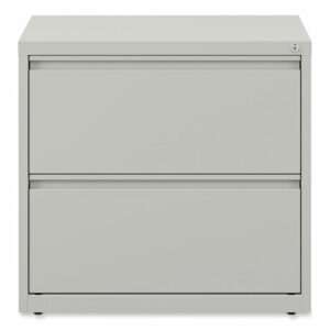 Lateral File, 2 Legal/Letter-Size File Drawers, Light Gray, 30" x 18.63" x 28"