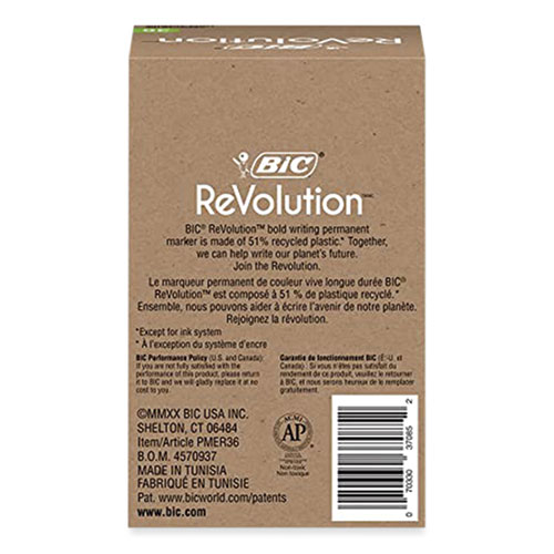 ReVolution Permanent Markers, Fine Bullet Tip, Assorted Colors, 36/Pack - Image 2