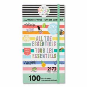 All the Essentials Mega Value Pack Stickers, Decorative and Productivity Stickers, Assorted Sizes and Colors, 2,172/Pack