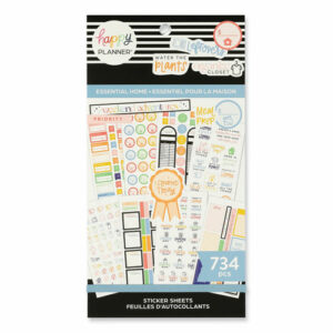 Essentials Home Classic Stickers, Assorted Sizes and Colors, 734/Pack