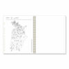 Life Note-It Leah Weekly/Monthly Notes Planner, Floral Artwork, 11 x 8.5, Gray/Pink/White Cover, 12-Month (Jan to Dec): 2025 - Image 2