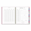 Harmony Weekly/Monthly Poly Planner, 11 x 9.38, Pink Cover, 13-Month (Jan to Jan): 2024 to 2025 - Image 2