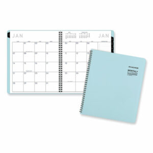 Contemporary Lite Monthly Planner, 11 x 9.5, Light Blue Cover, 12-Month (Jan to Dec): 2026