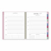 Harmony Weekly/Monthly Poly Planner, 8.81 x 7.88, Pink Cover, 13-Month (Jan to Jan): 2024 to 2025 - Image 5