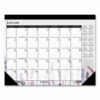 Recycled Desk Pad Calendar, Wild Flowers Artwork, 22 x 17, White Sheets, Black Binding/Corners,12-Month (Jan-Dec): 2025 - Image 2