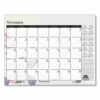 Recycled Desk Pad Calendar, Wild Flowers Artwork, 22 x 17, White Sheets, Black Binding/Corners,12-Month (Jan-Dec): 2025 - Image 5