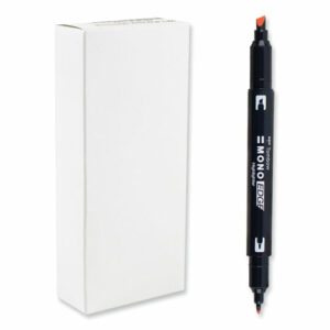 Edge Highlighters, Red Ink, Chisel/Bullet Tip, Red Barrel, 10/Box