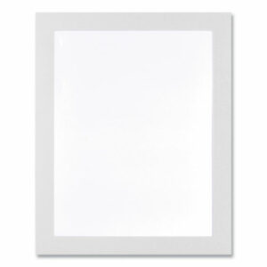 Self Adhesive Sign Holders, 8.5 x 11 Insert, Clear with White Border, 2/Pack