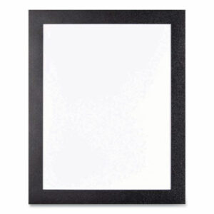 Self Adhesive Sign Holders, 11 x 17 Insert, Clear with Black Border, 2/Pack