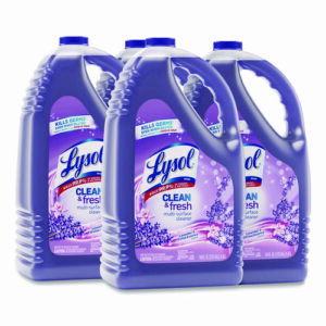 Clean and Fresh Multi-Surface Disinfectant Cleaner, Lavender and Orchid Essence, 144 oz Bottle, 4/Carton