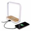 Wireless Charging Station with Night Light, USB, White - Image 3