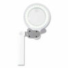 Space-Saving LED Magnifier Desk Lamp, 14" High, White - Image 6