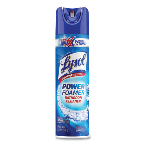 Power Foam Bathroom Cleaner, 24 oz Aerosol Spray