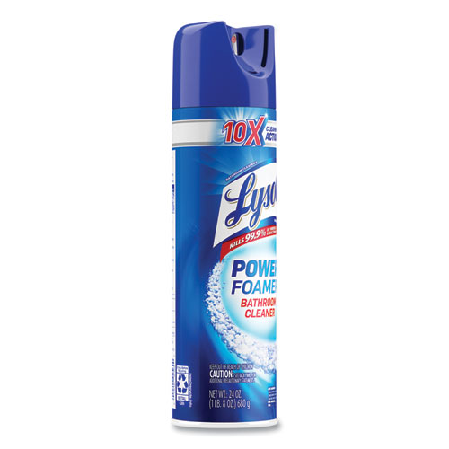Power Foam Bathroom Cleaner, 24 oz Aerosol Spray - Image 2